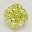 Farebný diamant cushion, fancy intense žltý, 2,14ct, GIA
