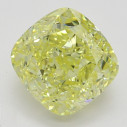 Farebný diamant cushion, fancy intense žltý, 1,57ct, GIA