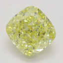 Farebný diamant cushion, fancy intense žltý, 1,54ct, GIA