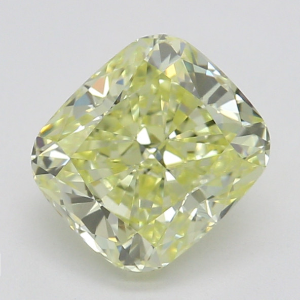 Farebný diamant cushion, fancy žltý, GIA 8846030388 Y5