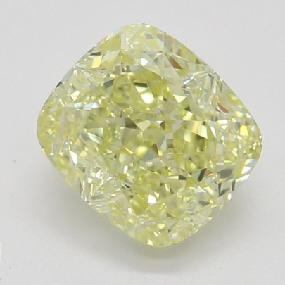 Farebný diamant cushion, fancy žltý, GIA 7846240847 Y5