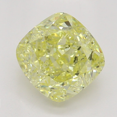 Farebný diamant cushion, fancy žltý, GIA 1871830221 Y5