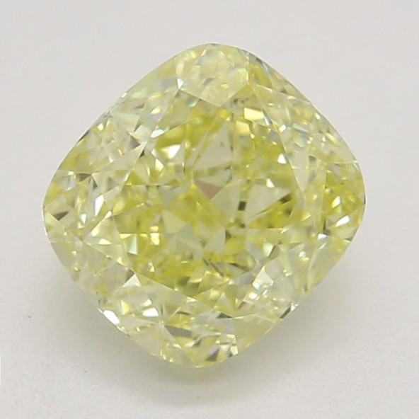 Farebný diamant cushion, fancy žltý, GIA 9846010609 Y5