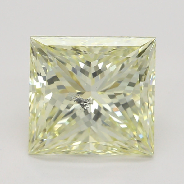 Farebný diamant princess, fancy žltý, GIA 8871890158 Y5