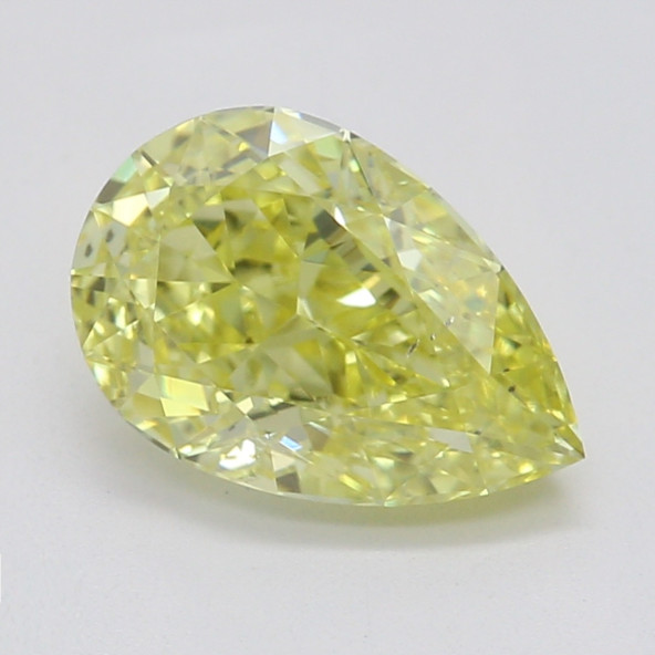 Farebný diamant hruška, fancy intense žltý, GIA 5872550285 Y6