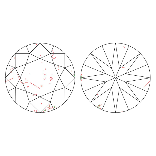 Inkluzie a cistota v prirodnom farebnom diamante okrúhly briliant light svetlo ružový 1.26 ct SI2 2117080022_R3