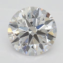Farebný diamant okrúhly briliant, faint ružový, 0,8ct, GIA