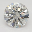 Farebný diamant okrúhly briliant, faint ružový, 0,5ct, GIA