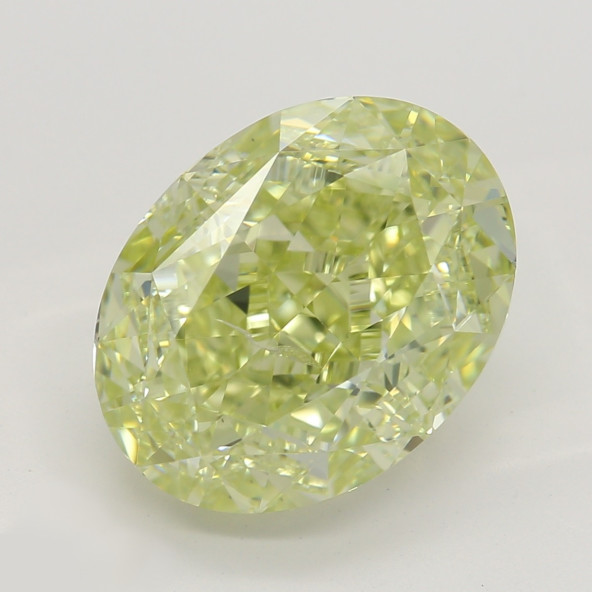 Prírodný farebný diamant s GIA certifikatom oval fancy intense zeleno žltý 4.04 ct SI2 1826820470_Y6