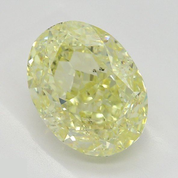 Prírodný farebný diamant s GIA certifikatom oval fancy žltý 3.07 ct SI2 9829450199_Y5