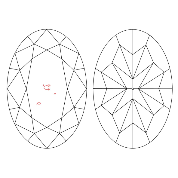 Inkluzie a cistota v prirodnom farebnom diamante oval fancy dark tmavo žltkasto hnedý 3.06 ct SI2 8828800238_T9