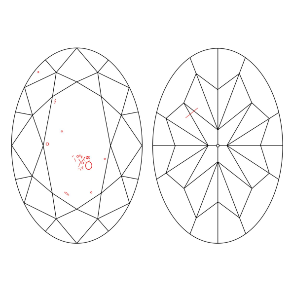 Inkluzie a cistota v prirodnom farebnom diamante oval fancy dark tmavo žltkasto hnedý 2.20 ct SI2 5841740025_T9
