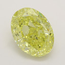Farebný diamant oval, fancy intense žltý, 1,91ct, GIA
