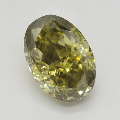 Prírodný farebný diamant s GIA certifikatom oval fancy deep hlboko nahnedlo nazelenalo žltý 1.52 ct SI1 6829310006_Y8