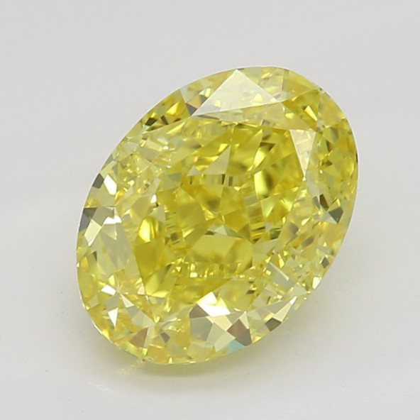 Prírodný farebný diamant s GIA certifikatom oval fancy vivid žltý 1.02 ct VS2 1826210190_Y7