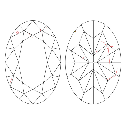 Prírodný farebný diamant s GIA certifikatom oval fancy dark tmavo žltkasto hnedý 1.01 ct SI2 6828800356_T9 2