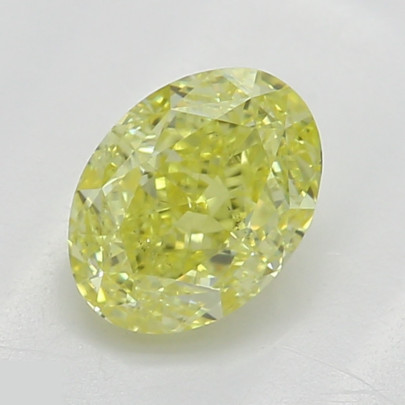 Prírodný farebný diamant s GIA certifikatom oval fancy intense žltý 0.53 ct SI1 4829540174_Y6