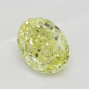Farebný diamant oval, fancy intense žltý, 0,25ct, GIA