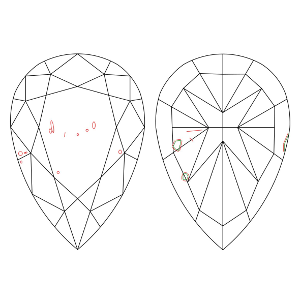 Inkluzie a cistota v prirodnom farebnom diamante slza fancy oranžovo-hnedý 2.20 ct SI2 1828320150_T5