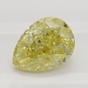 Farebný diamant slza, fancy intense žltý, 1,03ct, GIA