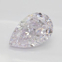 Farebný diamant slza, very light ružový, 0,7ct, GIA