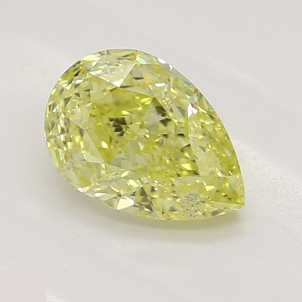 Prírodný farebný diamant s GIA certifikatom slza fancy intense žltý 0.42 ct SI2 6830990116_Y6