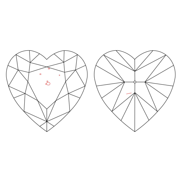 Inkluzie a cistota v prirodnom farebnom diamante srdce fancy intense žltý 2.03 ct SI1 6830860246_Y6