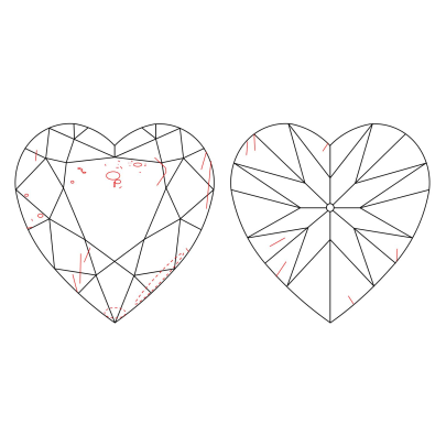 Prírodný farebný diamant s GIA certifikatom srdce fancy light žltý 2.01 ct SI2 2829390222_Y4 2