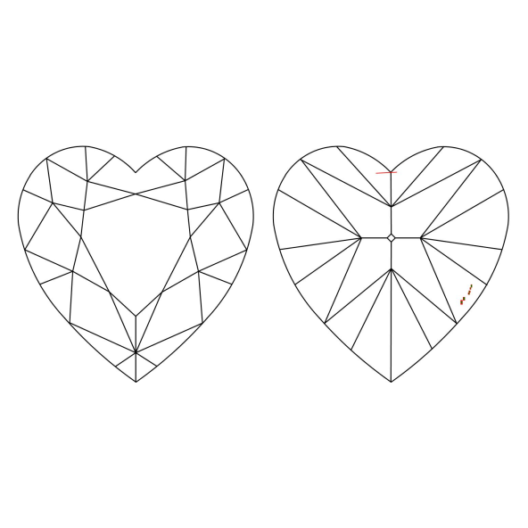 Inkluzie a cistota v prirodnom farebnom diamante srdce fancy žltý 1.23 ct VS2 2831050492_Y5