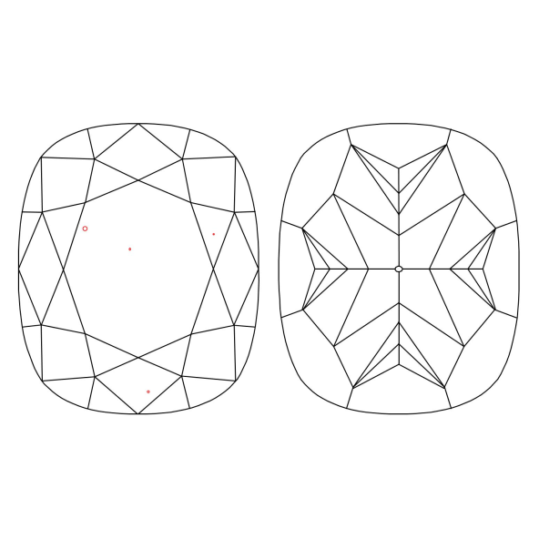 Inkluzie a cistota v prirodnom farebnom diamante cushion fancy žltohnedý 3.61 ct VS2 3826260363_T5