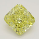 Farebný diamant cushion, fancy intense žltý, 2,05ct, GIA