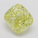 Farebný diamant cushion, fancy intense žltý, 2,35ct, GIA