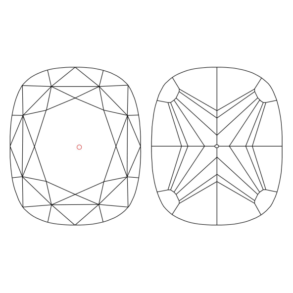 Inkluzie a cistota v prirodnom farebnom diamante cushion fancy dark tmavo hnedý 2.44 ct SI1 1841890021_T9