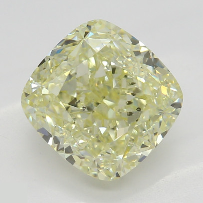 Prírodný farebný diamant s GIA certifikatom cushion fancy light žltý 2.03 ct SI2 1826520051_Y4