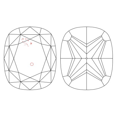 Prírodný farebný diamant s GIA certifikatom cushion fancy intense žltý 2.21 ct SI2 1829640141_Y6 2