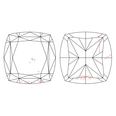 Prírodný farebný diamant s GIA certifikatom cushion fancy dark tmavo žltkasto hnedý 2.10 ct SI2 3828440093_T9 2