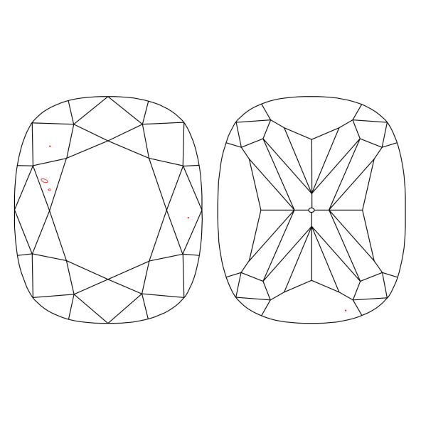 Inkluzie a cistota v prirodnom farebnom diamante cushion fancy žltohnedý 1.82 ct VS2 6828800336_T5