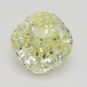 Farebný diamant cushion, fancy light žltý, 1,65ct, GIA