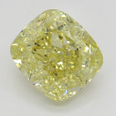 Farebný diamant cushion, fancy intense žltý, 1,72ct, GIA