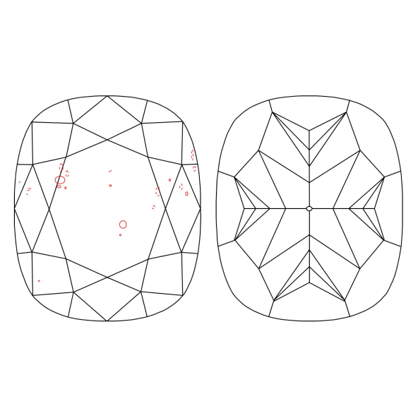 Inkluzie a cistota v prirodnom farebnom diamante cushion fancy intense žltý 1.72 ct SI1 8829770168_Y6