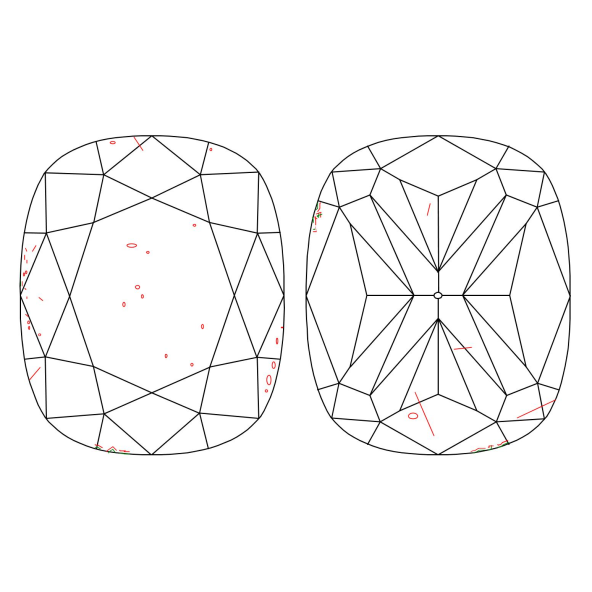 Inkluzie a cistota v prirodnom farebnom diamante cushion fancy žltohnedý 1.89 ct SI1 6828440026_T5