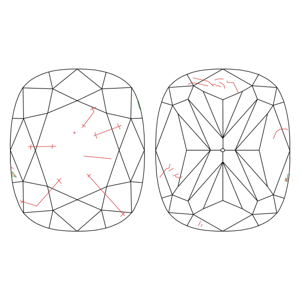 Inkluzie a cistota v prirodnom farebnom diamante cushion fancy dark tmavo hnedý 1.51 ct SI1 6828440016_T9