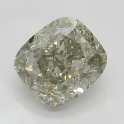 Prírodný farebný diamant s GIA certifikatom cushion fancy sivozeleno žltý 1.71 ct SI1 8830040308_Y5