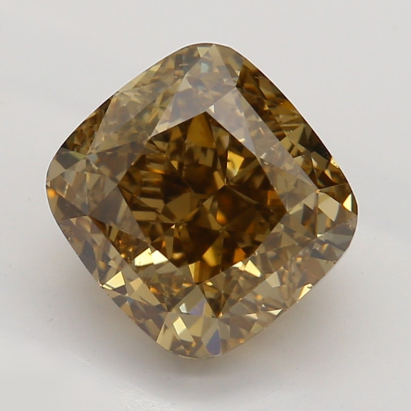 Prírodný farebný diamant s GIA certifikatom cushion fancy dark tmavo žlto hnedý 1.65 ct SI1 6828440006_T9