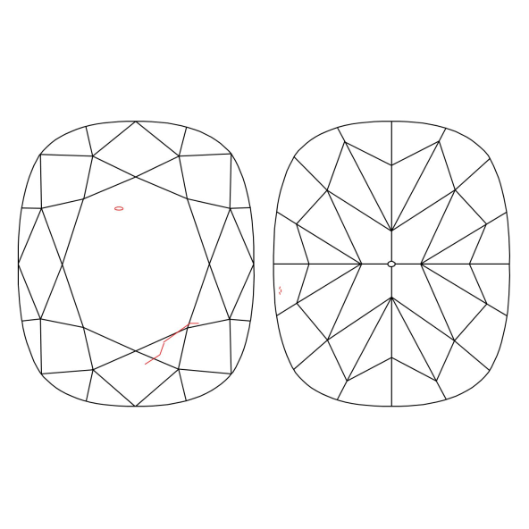 Inkluzie a cistota v prirodnom farebnom diamante cushion fancy light žltý 1.52 ct SI2 2827940222_Y4