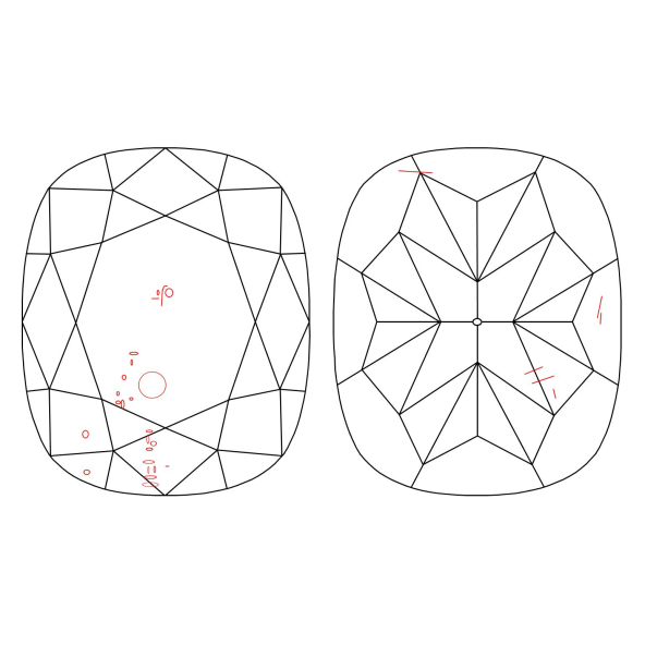 Inkluzie a cistota v prirodnom farebnom diamante cushion fancy žltohnedý 1.53 ct SI2 3841740083_T5