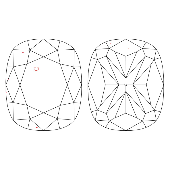 Inkluzie a cistota v prirodnom farebnom diamante cushion fancy dark tmavo hnedo-žltý 1.57 ct SI2 2828800282_Y9