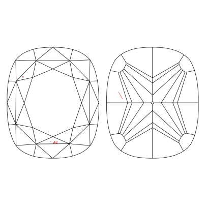 Prírodný farebný diamant s GIA certifikatom cushion fancy intense žltý 1.18 ct VS2 3830070473_Y6 2