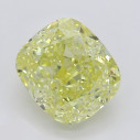Farebný diamant cushion, fancy intense žltý, 1,41ct, GIA