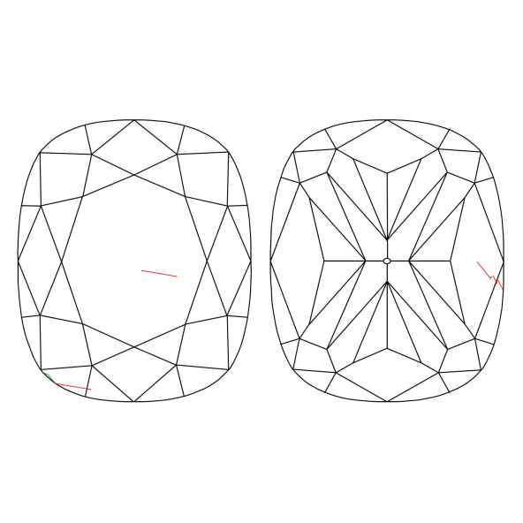 Inkluzie a cistota v prirodnom farebnom diamante cushion fancy intense žltý 1.41 ct SI1 9826570299_Y6